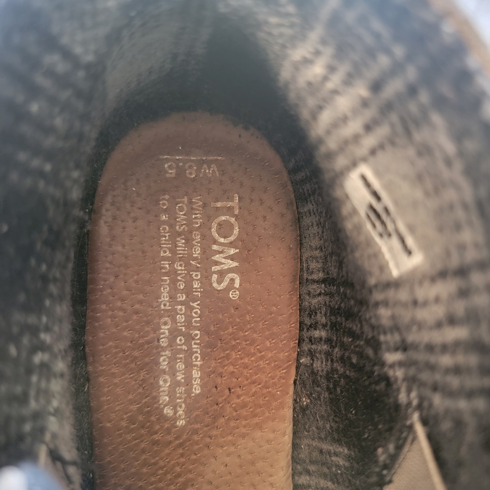 Toms Womens Taupe Suede Lace-Up Wedge Booties - Picture 5 of 11